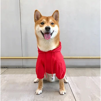 Moda perro ropa mascota lluvia abrigo al aire libre con capucha nepriepustné mascota perro cachorro chaqueta