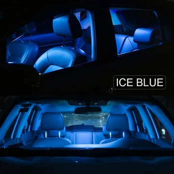 14pcs canbus Interiérové LED žiarovky Pre VW Jetta 5 MK5 2006-2010 Dome Mapu Dvere Rukavice Box batožinového priestoru osvetlenie špz