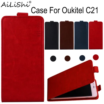 AiLiShi Prípade Oukitel C21 Luxusné Flip Top Kvality PU Kožené puzdro Oukitel Exkluzívny Telefón Ochranný Kryt Kože+Sledovania