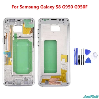 Pre Samsung S8 S9P S9 S8Plus Bývanie Uprostred Rám Rám Doska Kryt Opravy Pre Samsung Galaxy S9 S9Plus S8 S8 Plus Kryt