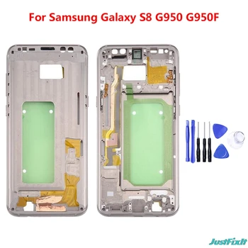 Pre Samsung S8 S9P S9 S8Plus Bývanie Uprostred Rám Rám Doska Kryt Opravy Pre Samsung Galaxy S9 S9Plus S8 S8 Plus Kryt