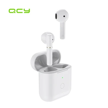 QCY T8S Semi-In-Ear Bezdrôtový Hry TWS Slúchadlá HD Audio AAC dlhá výdrž batérie