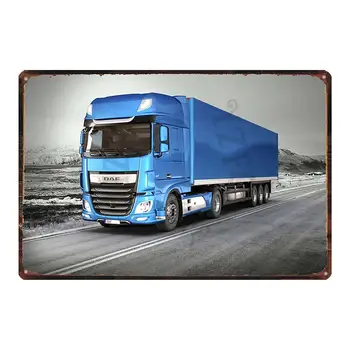 【YZFQ] vyzýva Truck Kovová Retro Ceduľa Auto Doska, Kov Vintage Steny Kaviarne Domov Umenie Garáž Dekorácie 30X20CM DU-7147A