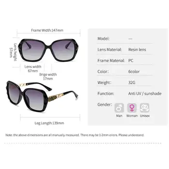 LongKeeper Klasické Polarizované Ženy Slnečné Okuliare Šumivé Kompozitné Rám Diamond Odtiene Jazdy Okuliarov Gafas De Sol 2289