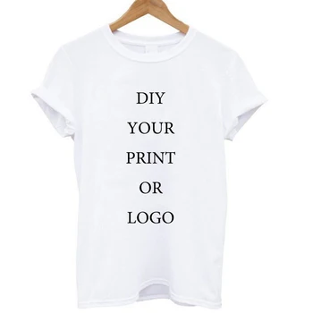 Prispôsobiť vašej rodiny vzhľad T-shirt DIY Fotografiu, Logo Značky Maminku a Mňa Oblečenie Vlastný text Dieťa Dievča Oblečenie Harajuku Tričko