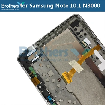 LCD Samsung Galaxy Note 10.1 N8000 N8010 LCD Displej S Rámom Dotykový Displej Digitalizátorom. Montáž N8000 N8010 Tablet LCD AAA