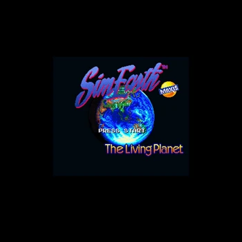 Sim Zeme - Living Planet Verziu NTSC 16 Bit 46 Pin Veľké Sivé Hra Karty Pre USA Hra Hráčov