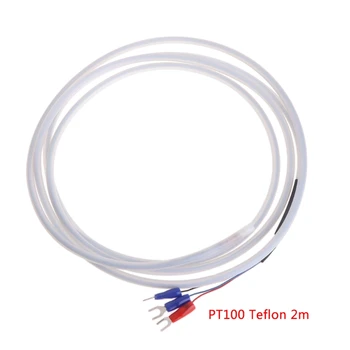 2M PTFE PT100 RTD 3 Drôtu Snímač Teploty Oleja, Vodotesný, Anti-korózne