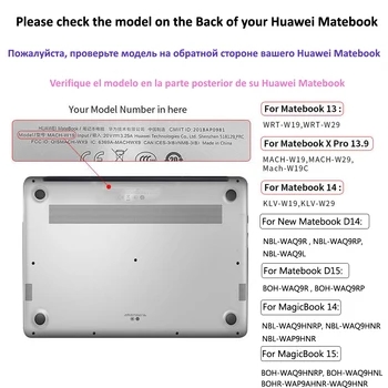 Prípad Pre Huawei Matebook Mate 13 14 Mate Knihu X Pro 13.9 Nahradiť Anti-Scratch Shell Pre MagicBook14 MagicBook15 Mate D14 D15