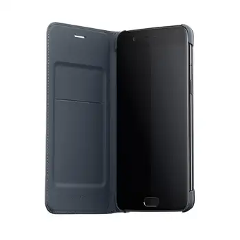Pôvodné Úradný OnePlus 5 6T 6 Flip Cover Smart Kožený Kryt s Spánku Prebudiť Karta, Slot pre OnePlus 6 Prípade PU Kožené puzdro