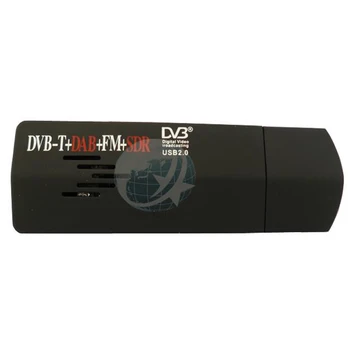 Nové Digitálne USB2.0 Mini HD TV Stick FM+DAB DVB-T RTL2832U+R820T pre SDR Prijímača, Prijímač Záznamník Pre Laptop PC,Dropshipping