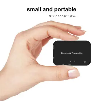 2v1 Bluetooth 4.2 Bezdrôtové Audio Vysielač, Prijímač, 3,5 mm Hudobný Bezdrôtový Adaptér TV 15m