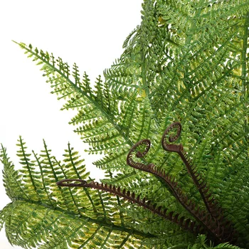 50 Umelé Papradie Rastliny Listy Faux Falošné Tropického Stromu Listy Imitácia Leaf Home Party, Svadobné Dekorácie, Rastliny