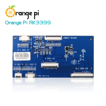 Orange Pi RK3399 10.1 palcov, Čierna farba, Dotykový LCD Displej a Displeja Panel Displeja