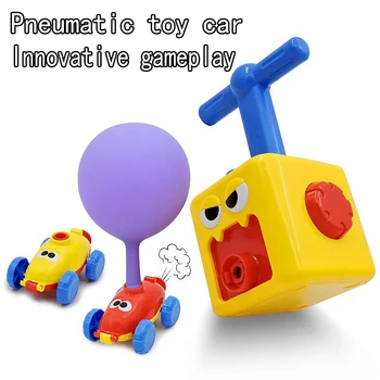 Ballo odpaľovacej rampe Nafúknuť aerodynamický autá hračka Vedecká experimentálna fyzika hračky Novosti a vtipné detské hračky a darčeky