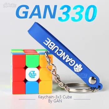 GAN330 Keychain Kocky 3x3 Magic Speed Kocka 3x3x3 Magico Cubo GAN330 Speedcube Cubeing Cubero Logická Hračka