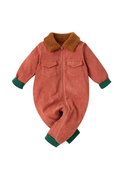 Detská baby, dievčatá, chlapcov dlhý rukáv patchwork s kapucňou outwear remienky na jeseň newbronn deti kombinézach batoľa trakmi 0-24M