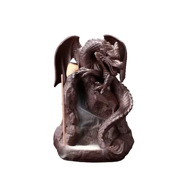 Dragon Kadidlo Horáky Dymu Spätnou Kadidlo Kužeľ Lopatku Stick Držiteľ Kancelársky Stôl Domova Teahouse Ornament Buda Decorativo
