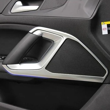Moje Dobré Auto 4Pcs/Set ABS Uhlíkových Vlákien dvere auta reproduktor, audio akustické roh rámu príslušenstvo Pre Peugeot 408-