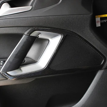 Moje Dobré Auto 4Pcs/Set ABS Uhlíkových Vlákien dvere auta reproduktor, audio akustické roh rámu príslušenstvo Pre Peugeot 408-