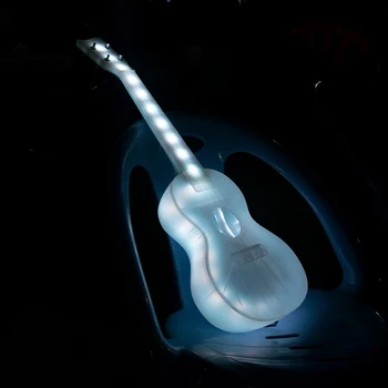 23 palec Svetelný Drumbľa Transparentné Ukelele 4 String Prenosné Gitara Nástroj pre Deti Vybrať Strunové Nástroje