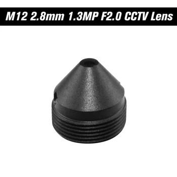 HD 1,3 MP Miniatúrnych Objektív 2.8 mm, M12 Mount MTV Rada CCTV Objektív 1/3