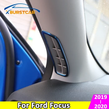 Xburstcar Pre Ford Focus 2019 2020 Auto Styling Predné Klimatizácia Ventilačné Zásuvky Kryt Dekorácie Výbava Samolepky Príslušenstvo
