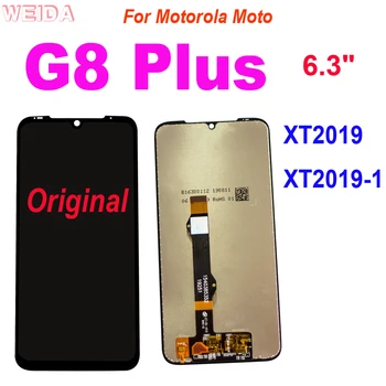 Originálne LCD Pre Motorola Moto G8 Plus XT2019 XT2019-1 Lcd Displej Dotykový Displej Digitalizátorom. Obrazovky Montáž Na Moto G8 Plus LCD