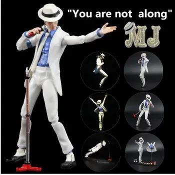 Figuarts Kráľ MJ Michael Jackson MV Moonwalk Thriller PVC Akcie Obrázok Zberateľskú Model Hračka