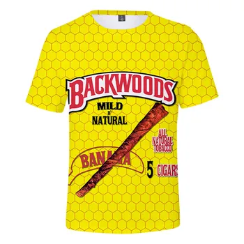 2020 Nové Backwoods 3d vytlačené Letné T Shirt deti, mužov, ženy, Tričko Backwoods Krátky Rukáv T Košele Bežné Harajuku T-shirt topy