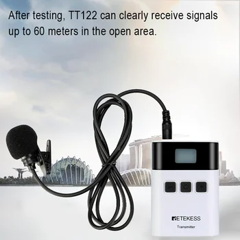 RETEKESS TT122 Bezdrôtový Sprievodca Systém 1 Vysielač+ 5 Prijímače pre Cirkev Factory Školenia Sprievodca Goverment Stretnutie