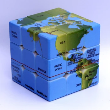 3x3x3 Zemi Vzor Magic Cube Rýchlosť Puzzle game oh! Cube pre Mozgu Školenie pre Dospelých, Deti, Hrať Kit