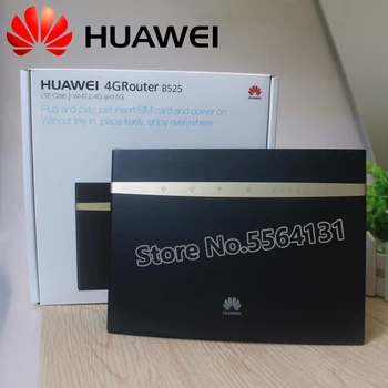 Huawei B525 B525s-23a 4G LTE Cat6 Bezdrôtový Smerovač CPE 300Mbps WIFI Modem 2ks SMA anténu až 64 pripojených zariadení(Odomknuté)