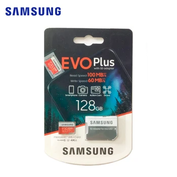 SAMSUNG Pamäťovú Kartu EVO Plus 4K Ultra HD Micro SD 256 GB 128G 64GB Class10 MicroSD Karty C10 UHS-I Trans Flash Karty MicroSD