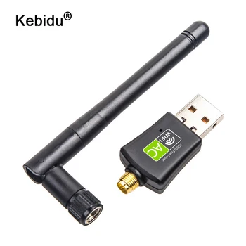 Kebidu 600Mbps USB WiFi Adaptér, Wi-Fi Antény Wifi Dongle Notebook PC Prijímač Dual Band 2.4 G + 5 ghz Zadarmo Ovládač RTL8811AU