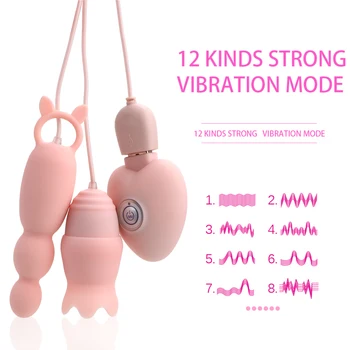 Sexuálne Hračky pre Ženy G-Spot Masáž Bradavky Lízanie USB Power Análny Plug Vibrátor Stimulátor Klitorisu Jazyk Vibrátory Vibračné Vajíčko