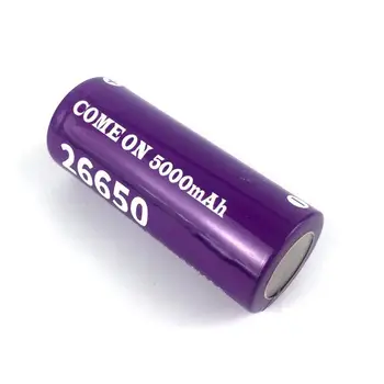 Nabíjateľné Batérie Odolné Praktické šetrné k Životnému Prostrediu Nabíjateľná 3,7 v Li-ion 26650-5000MAH Batérie
