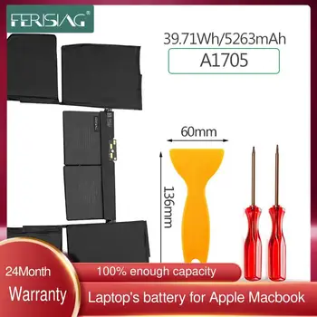 FERISING Nové A1705 Pôvodné Notebook batéria Pre APPLE MacBook 12