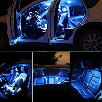 10pcs Auto Príslušenstvo LED Žiarovky osvetlenie Interiéru Balík Kit Pre 2003-2012 Honda Accord Led Mapu Dome batožinového priestoru špz Svetlo Lam