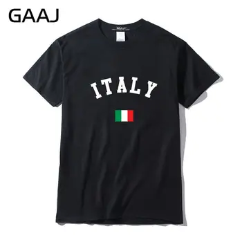 Taliansko Vlajky Mužov, T Košele Tees Top Print List Italia T-shirts Pre Človeka Vytlačené Plus Veľkosť Streetwear Bavlna Homme T-shirt Muž