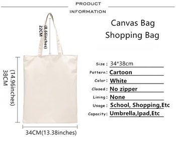 Satan nákupní taška tote nakupovanie eco bavlna bolsa shopper taška bolsa compra bolsas reutilizables čistý sac cabas sacolas