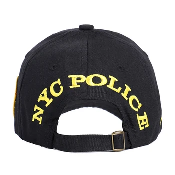 POLÍCIA list bavlna otec klobúk new YORKU výšivky šiltovku Snapback unisex tieni spp retro bežné klobúk vonkajšie čiapky