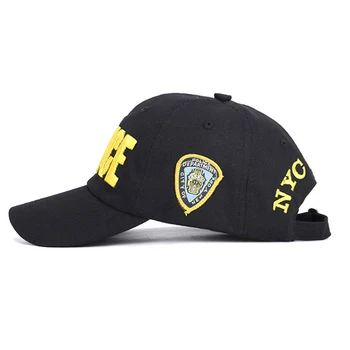 POLÍCIA list bavlna otec klobúk new YORKU výšivky šiltovku Snapback unisex tieni spp retro bežné klobúk vonkajšie čiapky