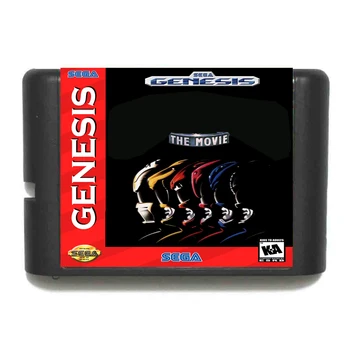 MMPR Film NTSC-USA, 16 bit MD Hra Karty Pre Sega Mega Drive Pre Genesis