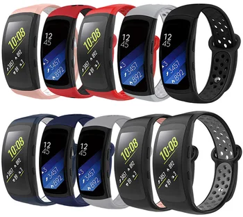 Silikónové Hodinky potítka Pre Samsung Výstroj Fit 2 Pro Popruh Nahradenie Náramok Watchband Pre Výstroj Fit2 SM-R360 band Náramok