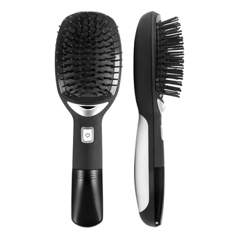 2.0 Iónové Elektrické Hairbrush Prenosné Iónové Vlasy Hrebeňom Silné Negatívne ióny Vydania Straighting Vlasy Anti-statické Magic Hair Brush