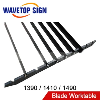 WaveTopSign Nôž Nôž Tabuľka Platformu Držiak Žiletky pracovný stôl 1390 1410 1490 pre Laserové Rytie Stroj na Rezanie