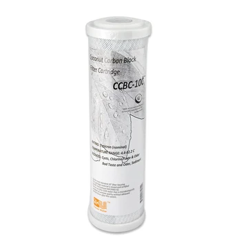 Coronwater CCBC-10C Kokosový uhlím Blok Vody Filtračné vložky RO Náhradné Vodný Filter
