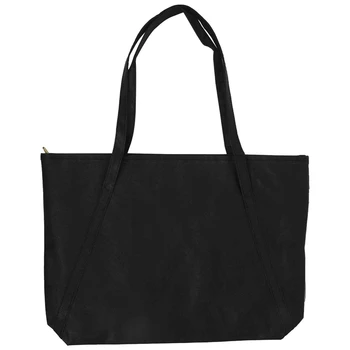 Jednoduché kožené ženy zvýšené Messenger Tašky, Nákupné tašky Nová Farba:Čierna