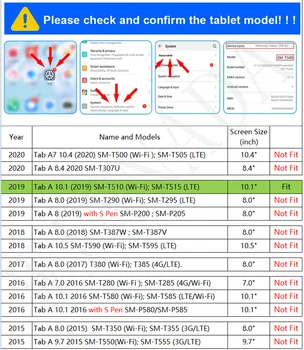 Pre tablet Samsung T510 Prípade Deti kryt šok dôkaz EVA pena Ručné pre Samsung Galaxy Tab 10.1 2019 prípade SM-T510 / T515